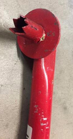 Hole Punch Tool: 1/2" - red