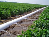 9" x 7 mil x 1320' polypipe lay-flat irrigation tubing